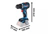 BOSCH Professional akumulatorska bušilica-odvrtač GSR 18V-90 C, 2x4.0Ah ProCore akumulator, punjač GAL 18V-40, L-Boxx kofer