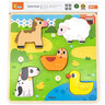 Viga taktilne puzzle farma