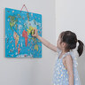 Viga Drvena magnetna puzzle mapa sveta/piši briši tabla