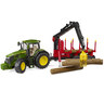 Bruder John Deere Traktor sa prikolicom za drva