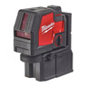 Milwaukee USB punjivi laser sa zelenim ukrštenim linijama sa vrhovima, 4 V, 3.0 Ah,  u Kitbox-u, L4 CLLP-301C