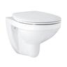 Grohe Bau Ceramic Alpine White Rimless WC šolja konzolna 39491000 + Grohe Bau Ceramic Alpine White daska za WC šolju lakoskidajuća 39492000
