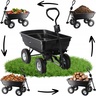 CHOMIK Baštenska/transportna kolica Garden Line, 300 kg, 75 L Black
