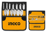 INGCO Set ravnih burgija za drvo AKD41301