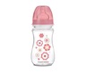 Canpol Babies Flasica Siroki Vrat,Antikolik 35/217 Easy Start - Newborn Baby 240Ml Pink