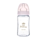 Canpol Babies Flasica 240Ml široki vrat, Pp - Royal Baby 35/234 Pink