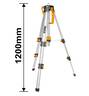 INGCO Aluminijumski stativ za laser 1.2m HLLT01152
