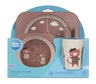 Canpol Babies Set Za Hranjenje 5 Delova 9/227 - Bonjour Paris Dark Red