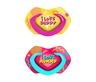 Canpol Babies Silikonska Varalica 6-18M Neon Love 2 Kom Pink