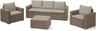 Keter Baštenski set California 3 seater,  kapućino  CU 253327