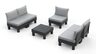 Keter Baštenski set Cantara elements 5 seater, grafit CU 257361