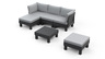 Keter Baštenski set Cantara elements 5 seater, grafit CU 257361