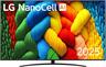 LG NanoCell AI TV 86NANO81A3A 4K Ultra HD, WebOS Smart TV, Alpha 7 AI Gen8 procesor, 4K Upscaling, AI Sound Pro, FILMMAKER Mode, Magic Remote