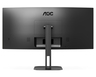 Monitor 34 AOC CU34V5C/BK, UWQHD, VA, 1ms, DP, 100Hz, USB-C 65W, zakrivljeni