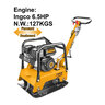 INGCO Benzinski nabijač sa vibro pločom motor GCP125-2E