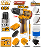 INGCO Aku udarna bušilica 16V 60NM + četke SUPER COSLI240786E