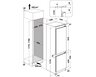 Whirlpool inverter ugradni kombinovani frižider WHC18 T323