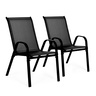 Multi Garden Set od 2 baštenske stolice black Multi Garden SC-092KD BLACK