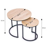 Modern Home Set 2 coffee stola PJJCT0111