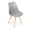 Modern Home Trpezarijske stolice set 4 kom filipo light grey 2 PC-003 GREY