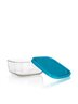 Bormioli Rocco Staklena posuda Frigoverre square 1/1 22cl 10x10 cm sa poklopcem