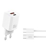 XO L149, 30W, Tip C Kabl, White Kućni Punjač