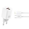 XO L149, 30W, Lightning Kabl, White Kućni Punjač