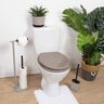 Tendance wc daska mdf sa plasticnim okovima 37,5x46cm mdf sivo smedja