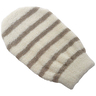 Tendance rukavica za kupanje prugasta 13x0,4x23cm pamuk/bambus sivo smedja