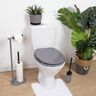 Tendance wc daska mdf sa plasticnim okovima 37,5x46cm mdf siva