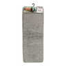 Tendance tepih za kupatilo pebble 45x120 cm memorijska pena mikrofiber svetlo siva