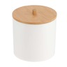 Tendance kutija za vatu  bath 7,5x10 cm bambus bela