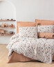 Dekordom Posteljina cb ranforce double - minimal - oniks karamel