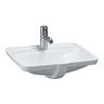 Laufen 8.1196.6.000.109.1 Pro S White umivaonik (lavabo) 49x36x17 podgradni sa prelivom i zaravnjenjem ispred