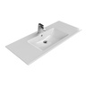 Turkuaz CeraStyle Ibiza White umivaonik (lavabo) 61x51x1,5 konzolni sa rupom za bateriju i prelivom 50600U