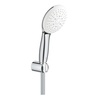 Grohe 27849003 Tempesta 110 Chrome ručni tuš sa 3 vrste mlaza, držačem za tuš i Relexaflex 1750 crevom