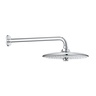 Grohe 26459000 Euphoria 260 Chrome nadglavni tuš okrugli sa 3 mlaza i držačem nadglavnog tuša zidnim od 380mm