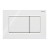 Geberit 115.883.KJ.1 Sigma30 White / Gloss Chrome taster za ugradne vodokotliće dvokoličinski četvrtasti