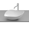 Roca A327A13000 Ruy Ohtake White FineceramicÂ® umivaonik (lavabo) 55x38x18 nadgradni ovalni asimetrični sa poklopcem za odliv