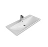 Turkuaz CeraStyle Elite White umivaonik (lavabo) 100x45x5 konzolni sa rupom za bateriju i prelivom 32400U