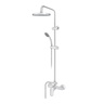 Rosan JA371251 Smart 200 Chrome kompletni tuš sistem sa ručnim tuš setom i okruglim nadglavnim tušem