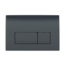 Geberit 115.119.DW.1 Delta50 Black taster za ugradne vodokotliće dvokoličinski četvrtasti