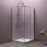 Kolpa San Eco Quat 90x90 Chrome tuš kabina četvrtasta visine 1850mm sa kaljenim providnim staklom debljine 5mm 538560