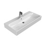 Turkuaz CeraStyle Pinto White umivaonik (lavabo) 100,5x46,5x13 konzolni i nadgradni sa rupom za bateriju i prelivom 80300U