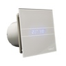 Cata 00900600 E-100 GSTH Silver kupatilski ventilator sa tajmerom i prikazom vlažnosti vazduha i temperature