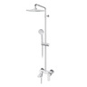 Rosan 137352 Stolz 250 Chrome kompletni tuš sistem sa izlivom, ručnim tuš setom i četvrtastim nadglavnim tušem