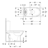 Geberit WC šolja za monoblok SELNOVA baltik Rimfree
