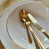 Dekordom Pribor za jelo abele 16kom - matte gold - hml
