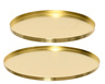 Dekordom Ng dekoracija - deco plate iron set 2pcs 35cm 386508 - gold - kmg