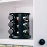 Dekordom Stalak za začine rotacioni otto 12kom 19x21cm - black - hml